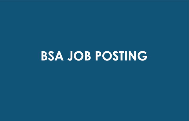 BSA Job Posting